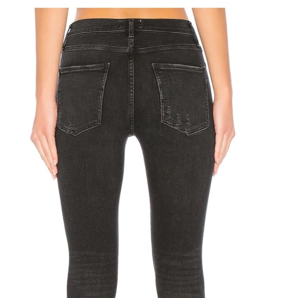 Agolde Sophie distressed jeans skinny high rise - Picture 7 of 12